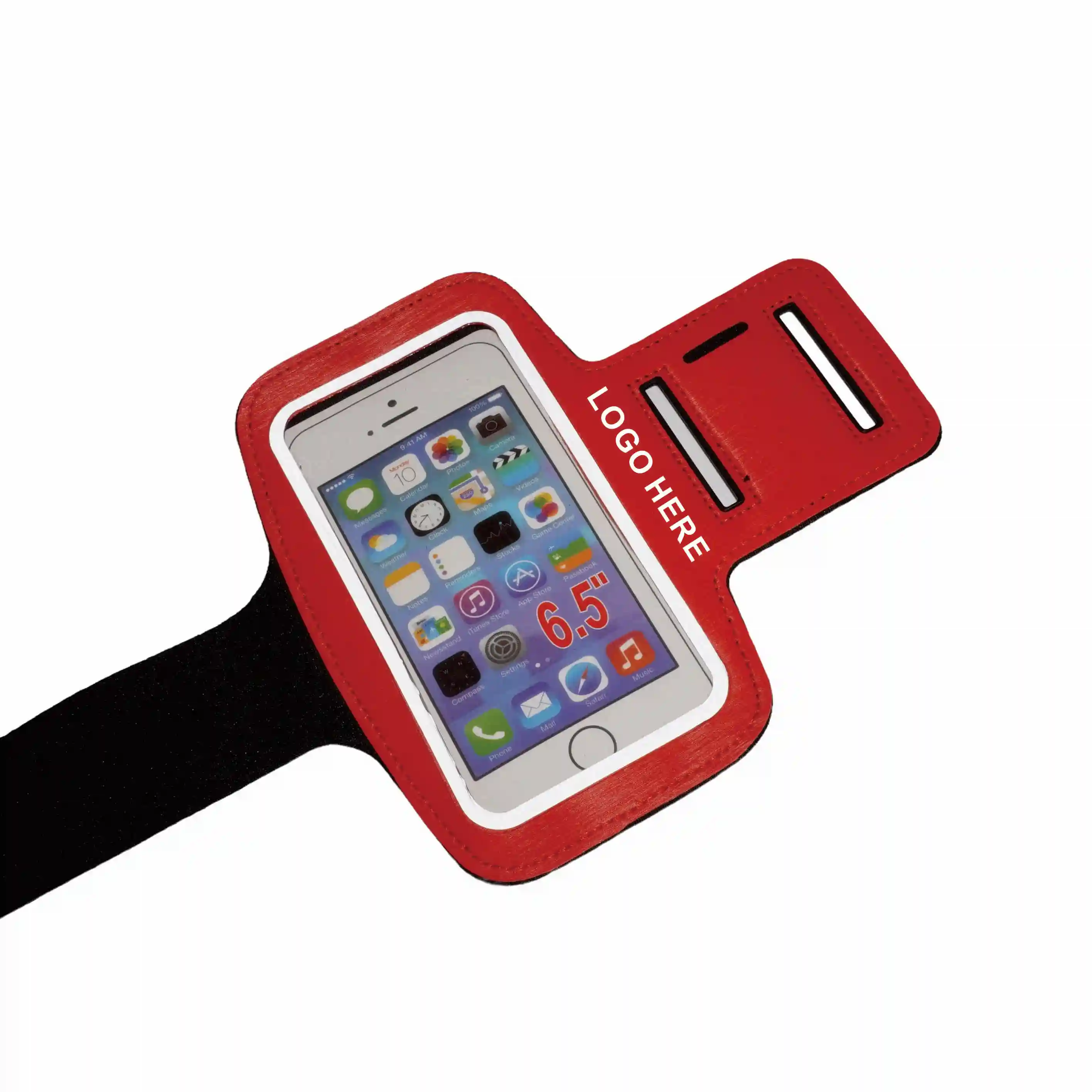 Cheap Promotional Reflective Cellphone Gym Armband Mobile Bag For Mobile Phone Custom Running Sport Neoprene Armband