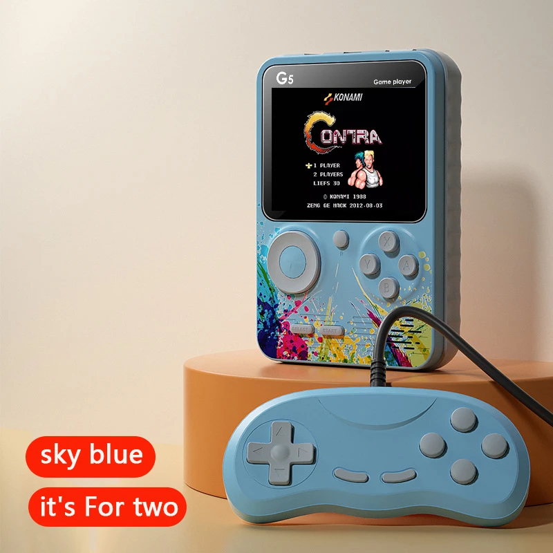 Красочные детские игрушки портативная игровая консоль для двух игроков 500 в 1 Классическая