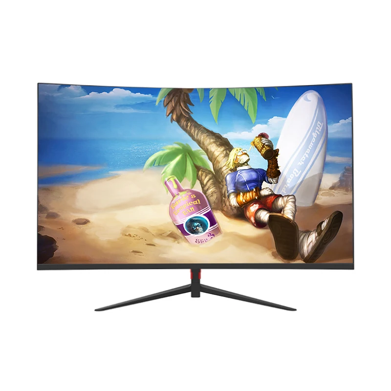 Direct selling 27 inch PC monitor  curved gaming monitor fhd 144hz monitor