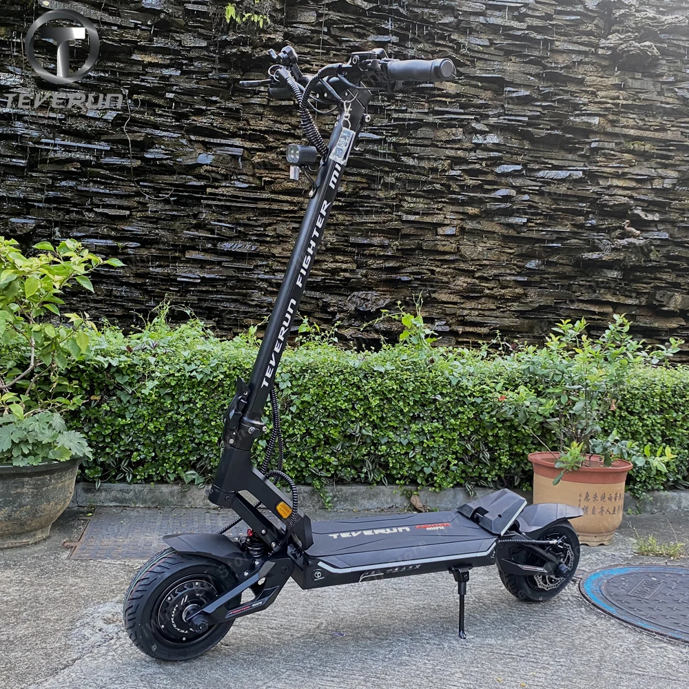 Original Teverun Fighter Mini 52V 20.8Ah Smart BMS APP Version New NFC Lock Dual Motor 2*1000W Official Electric Teverun Scooter