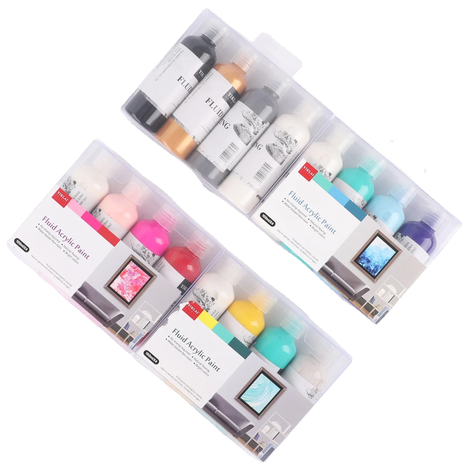 Заводская поставка, набор для розлива акриловой краски, не нужен Средний