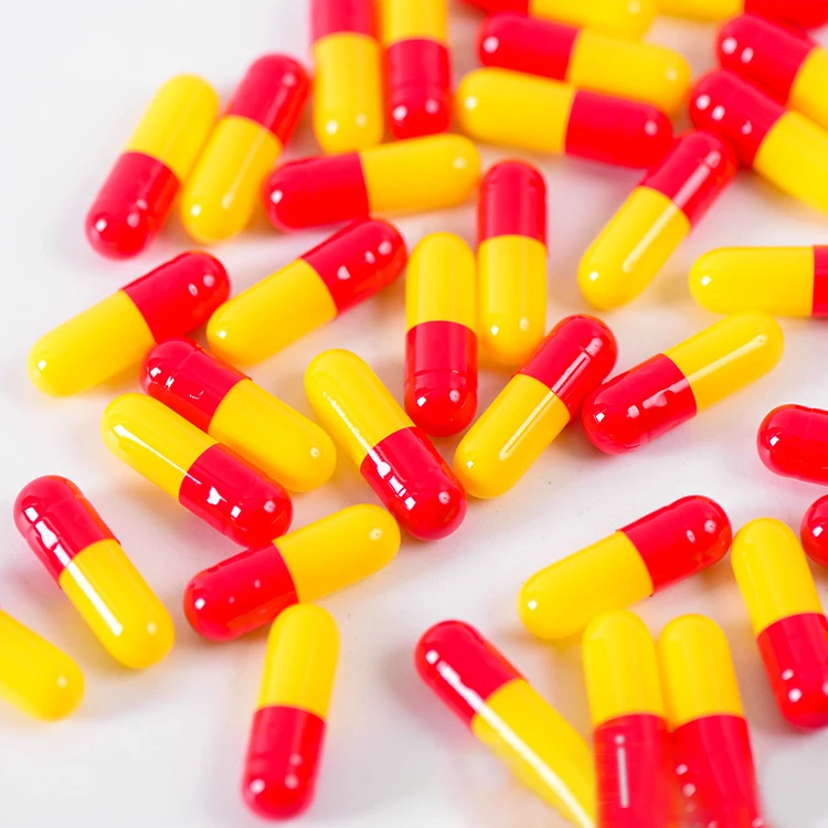 Super September Free Shipping High Quality Empty Gelatin Capsule Size 0 Purple White