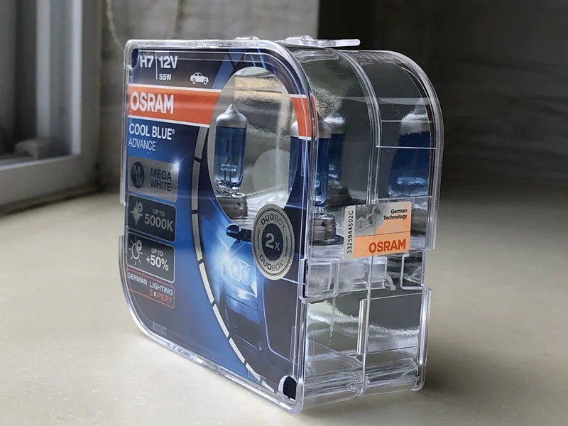 
Osram 62210CBA Cool Blue Advance Super White 5000K Headlight 