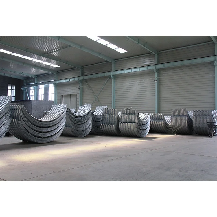 Steel corrugated pipe different shapes metal bellows culvert