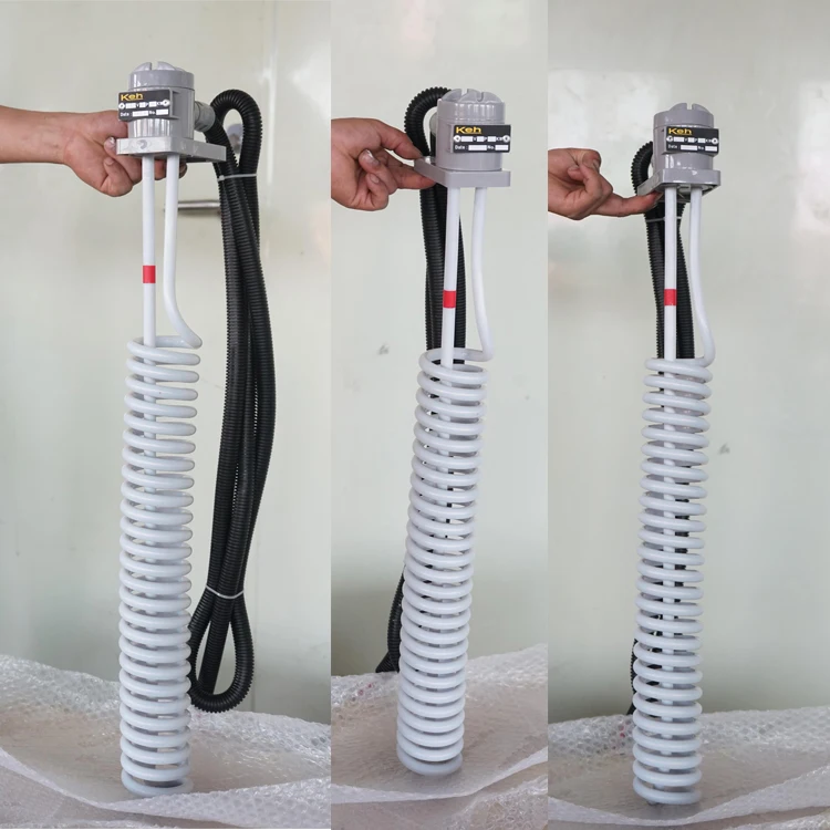Haney 2kw 3kw vertical spiral heating tube PTFE heater electric immersion heater
