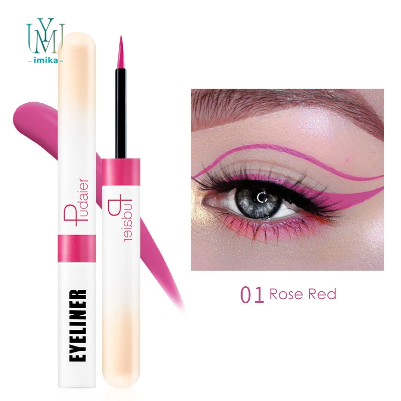 High Quality Waterbased Multi-Color liquid eyeliner long-lasting Waterproof quick-drying painted eyeliner