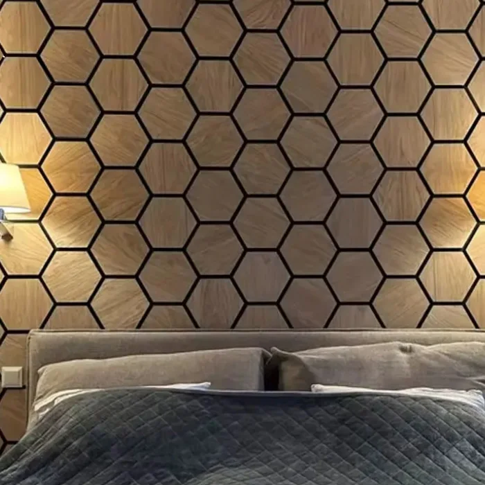 Recording studio sound absorbing panels Wooden Acoustic Panels 3d Geometry Design Soundproof wall boards