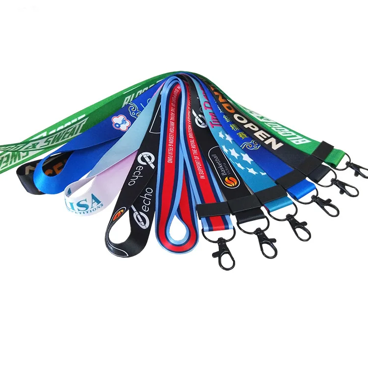 Высококачественная термопереводная печать с пользовательским логотипом полиэстер розовый стиль ID карты аниме телефон брелок ремешки