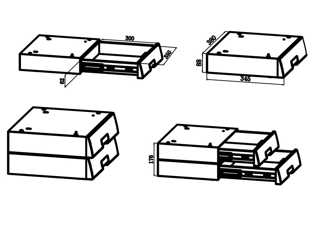 Luxury smart box  stainless steel cabinet drawers furniture with digital lock drawer safe