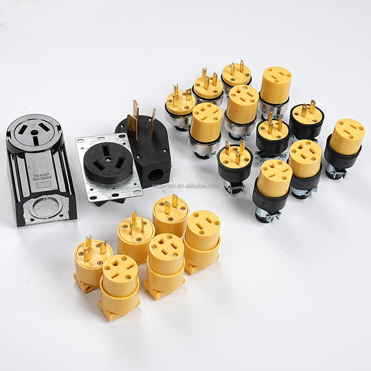 90 degree Black Orange Enchufe flat 2 pin foldable power plug ajustable gris clavijas y enchufes adjustable electric