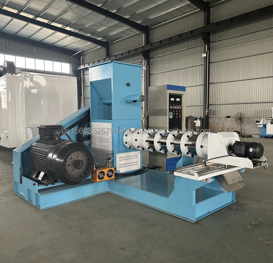 Nutrients Balanced Extruded Dry Pet Food Production Line Machine Dog Cats Birds Fish Feed Extruder