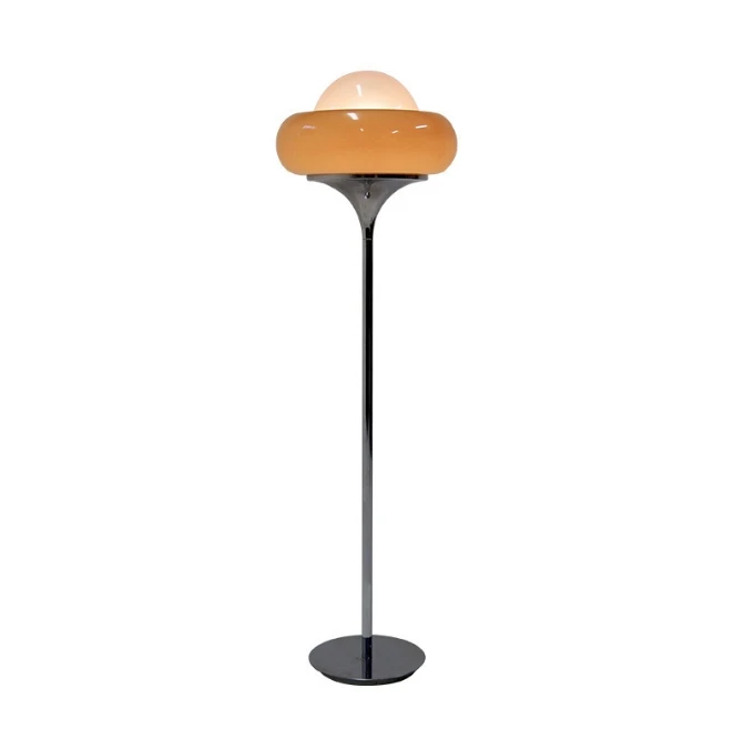 metal modern standing floor lamp glass shade e27 bedroom bedside home decorative ground floor light