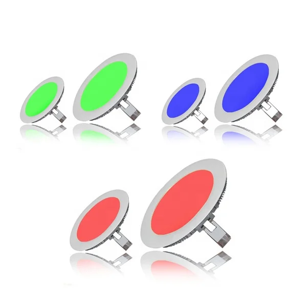 smart phone app tuya wifi control 3w 6w 9w 12w 15w 18w led panel round 300mm two color rgb/rgbw/rgbcct led panel light