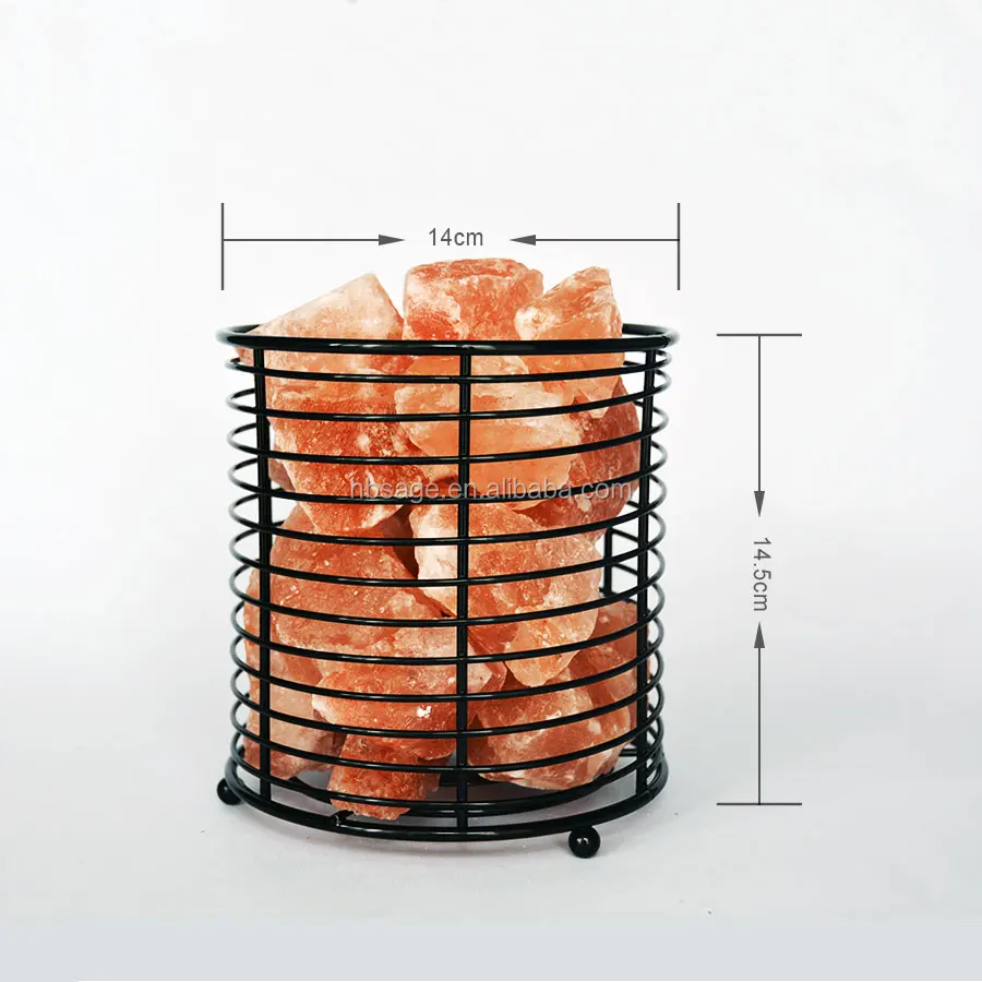 Корзина для соляной лампы Rock/гималайские соляные лампы, металлическая железная корзина, соляные лампы