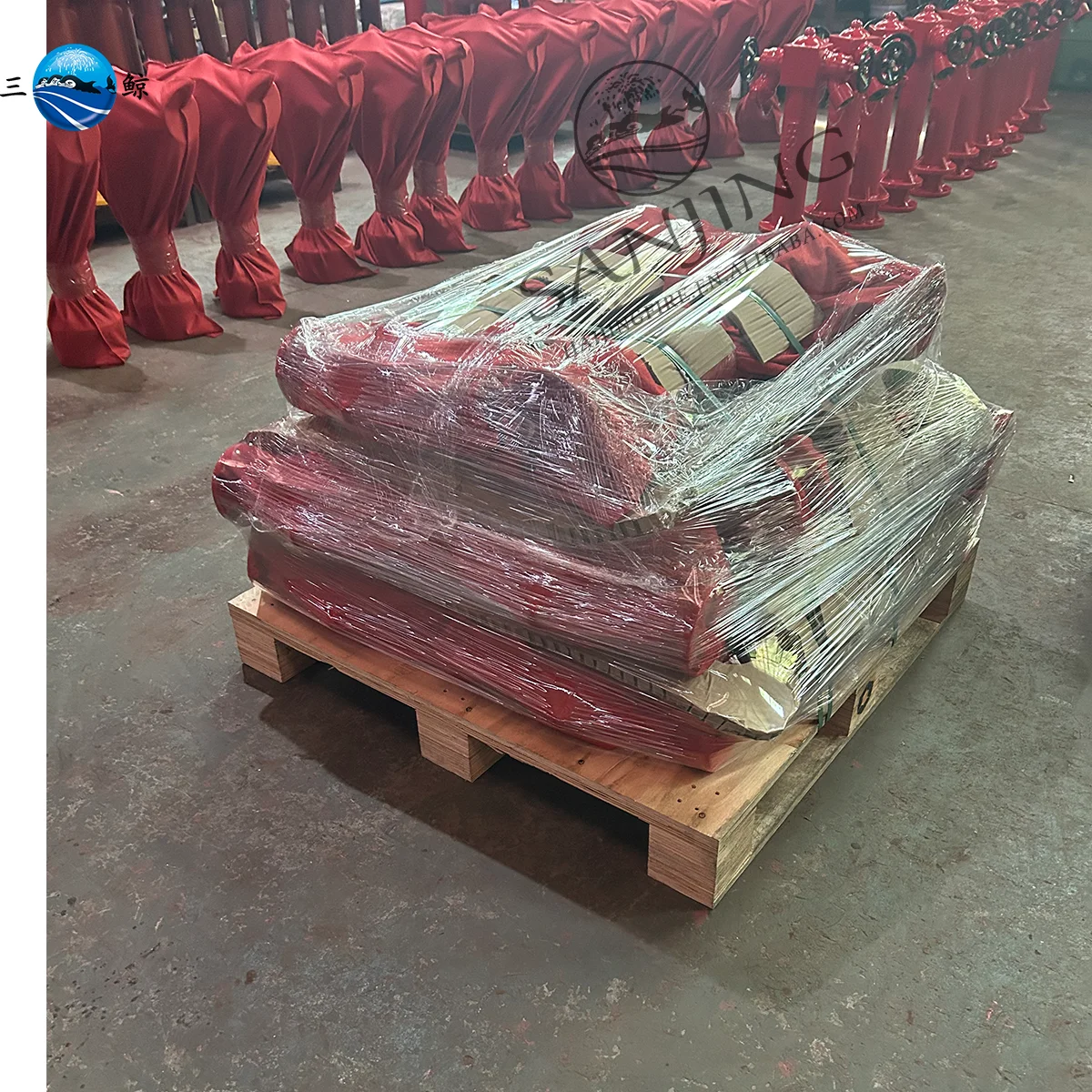 Hot Sales Fire Fighting Equipment 4inch Double Outlet Outdoor Wet Type 2 Way Pillar Fire Hydrant