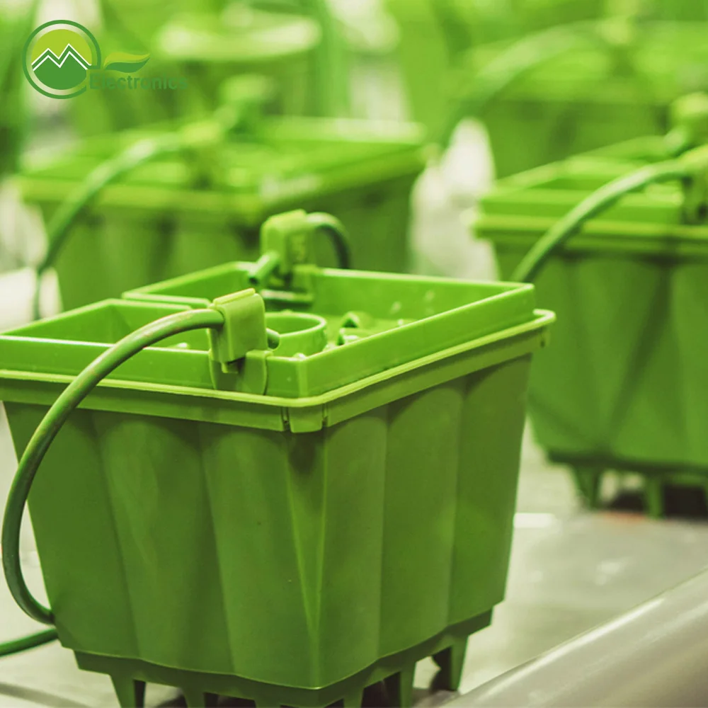 Hydroponic Growing Systems 4inch 6inch 8inch Flora Irrigation Grow Pot Growing Bucket for Wholesale