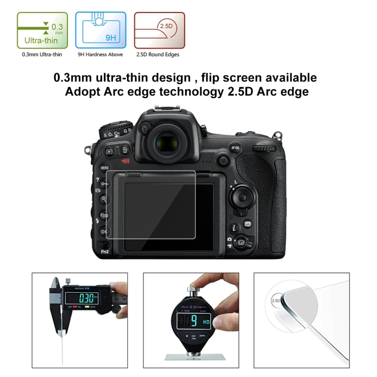  Прямая поставка защитная пленка 9H для ЖК-экрана камеры Защитная Nikon D7100 D5 D500 D610 D600 D750 D810 D800