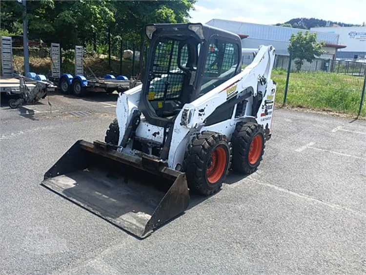 Secondhand small Bobcat skid steer loader S530 original USA  mini front loader usado botcat wheel  bob cat used 530 machine