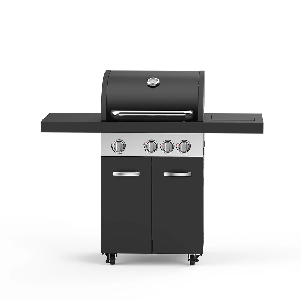 Smokeless gas grill portable courtyard BBQ grills oven gas roaster outdoor butane propane household camping equipment