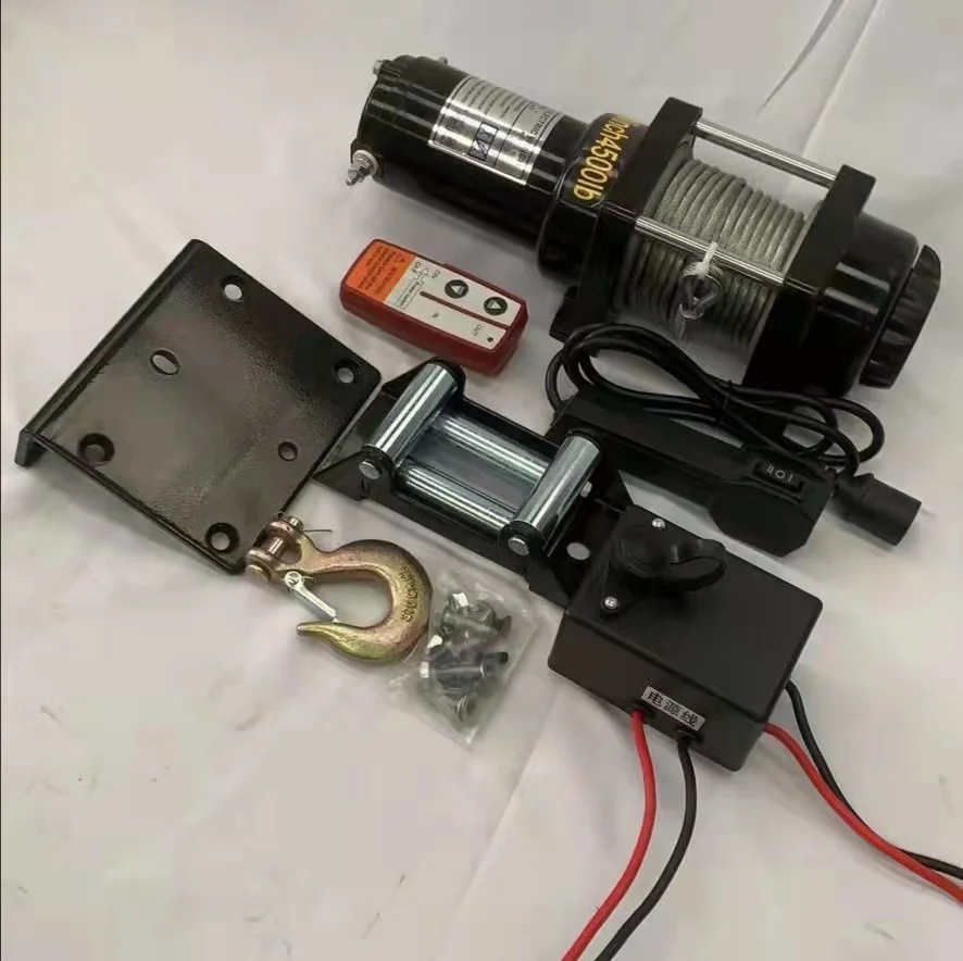 Electric winch / small hydraulic electric winch / petrol engine powered winch