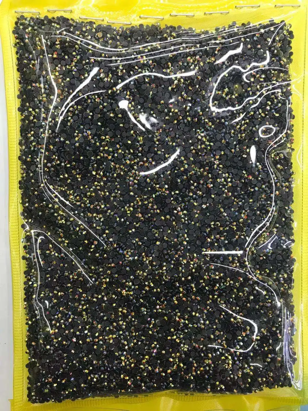 Hotselling good and cheap price selling glass hotfix rhinestone kg packing selling for garment