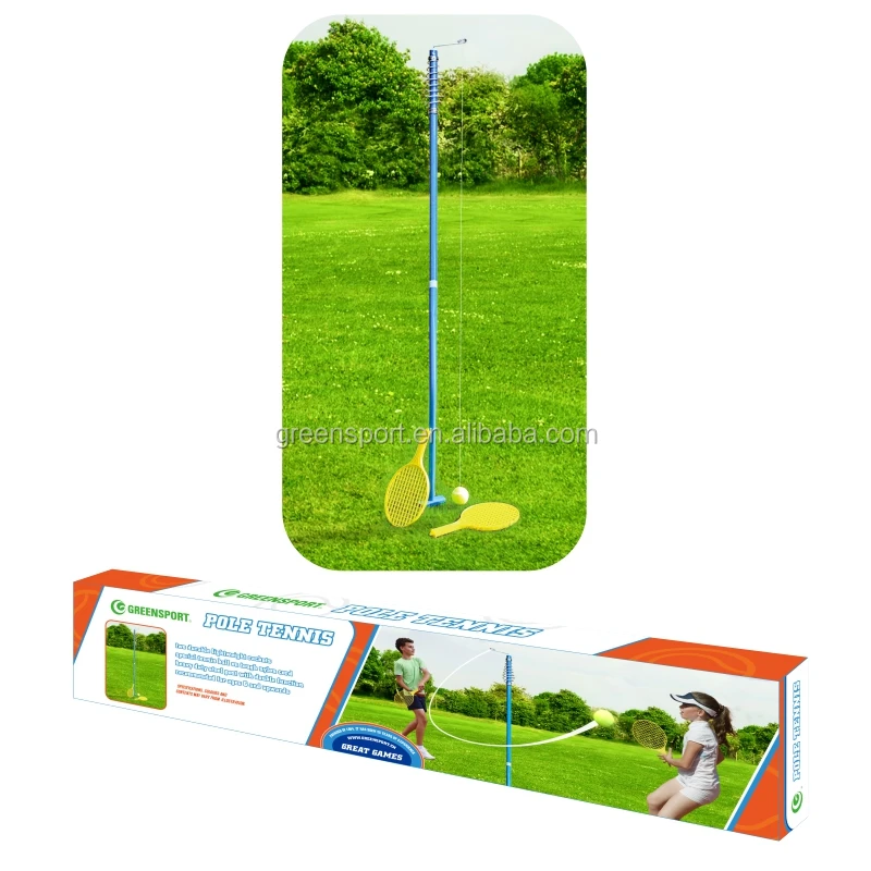Лидер продаж металлический роторный Вращающийся набор полюсный Теннисный swingball