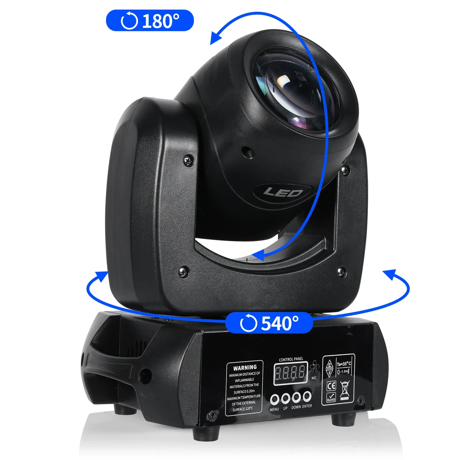 New Coming Factory Price LED 100W Spot 18 Prism 7 Spot Light Disco Party Stage Light Mini Moving Head Beam White