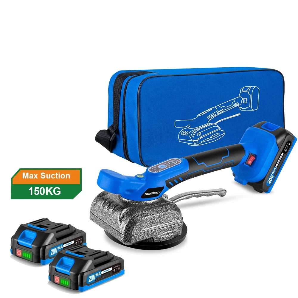 Машина для плитки 5 передач регулируемый беспроводной Перезаряжаемый вибратор инструмент присоски аккумулятор 18 В