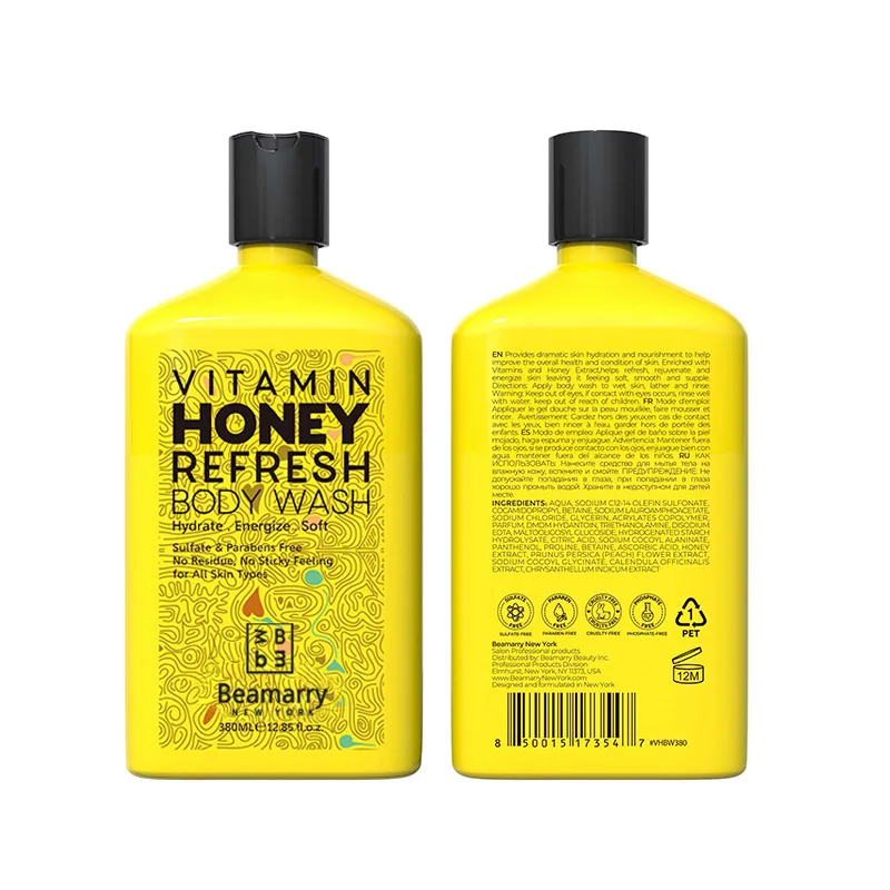 Large discount Vitamin Honey Refresh Bath Shower Gel Exfoliating Whitening Skin Hydrating Refresh Body Wash Care