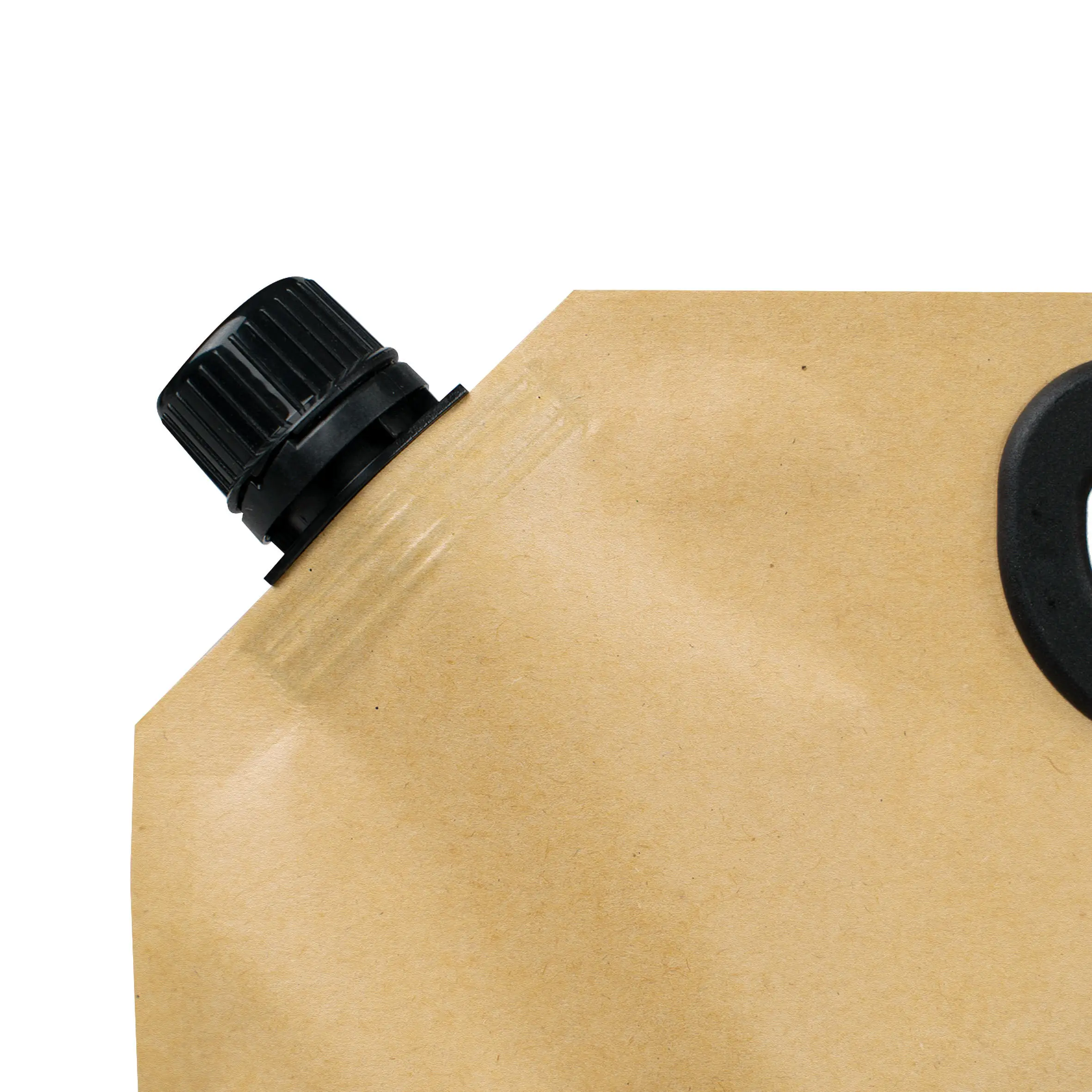 Custom Printed Detergent Packaging Bag Plastic Refill Bag with Handle Kraft Paper Plastic Spout Pouch