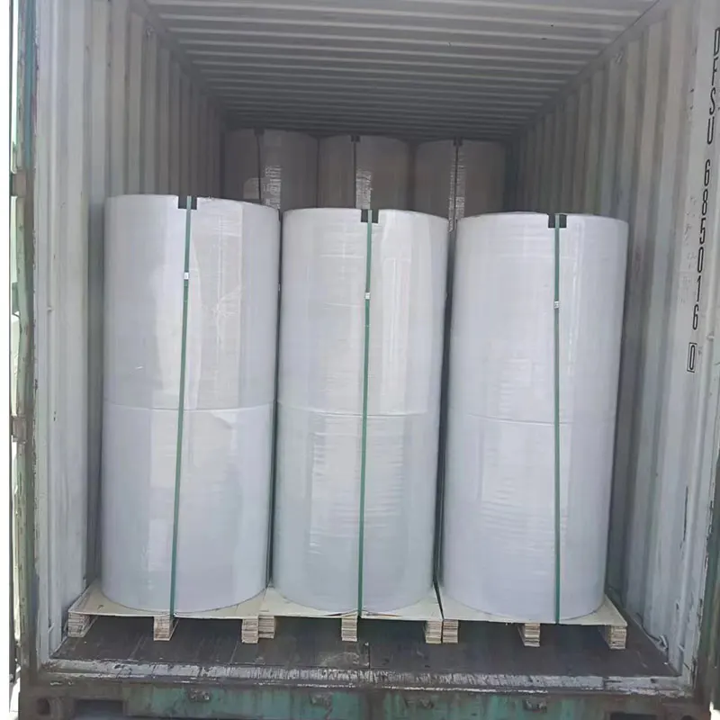 A Grade 100% virgin woodpulp writing white 70 75 80gsm jumbo roll copy paper for a4 a3 a5 size photo indonesia