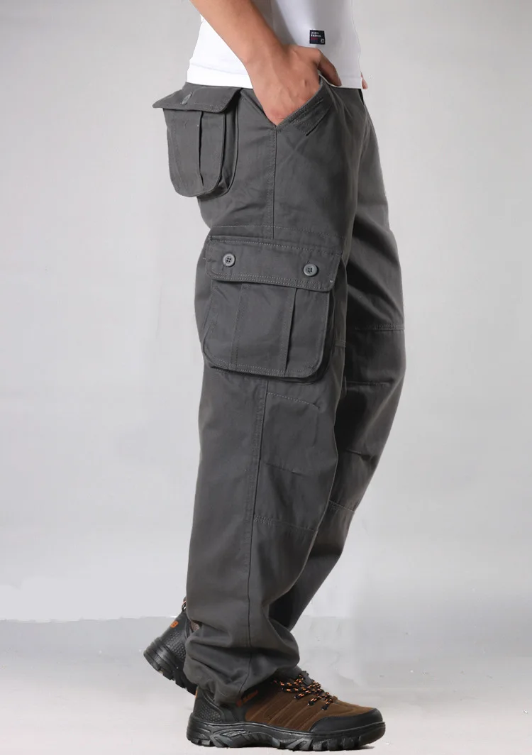 Новинка 2021, уличные брюки-карго, прямые стильные брюки-карго для отдыха, оптовая продажа, мужские брюки-карго с несколькими карманами