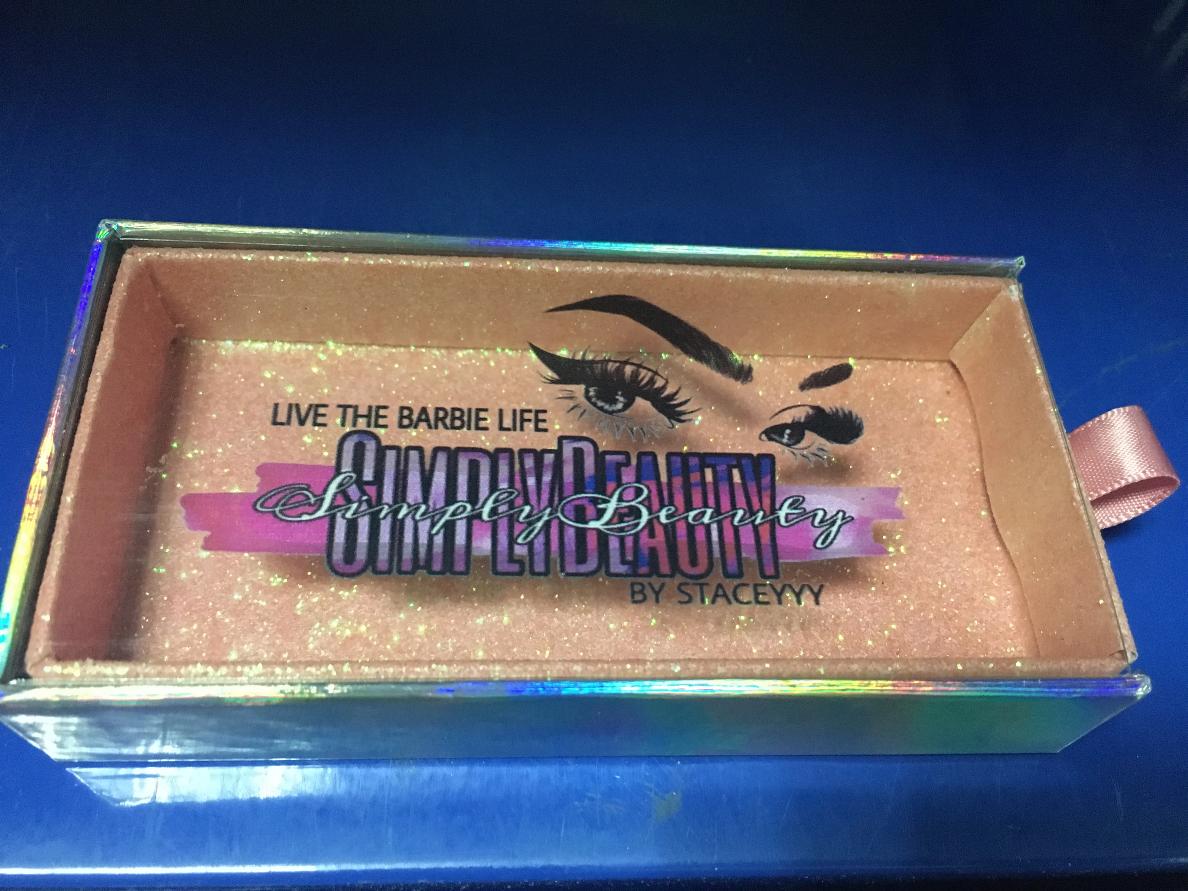 Wholesale Custom logo 3D Mink Strip Lashes Full strip Lashes Private Label Mink Eyelash Packaging Boxes