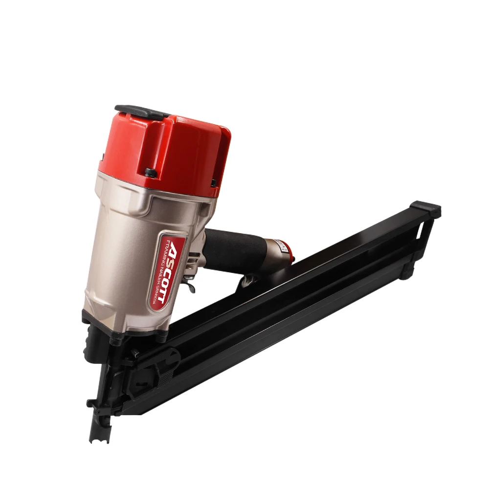 SRN9034 Industrial Professional 34 Degree Framing Nailer Pneumatic Window Build-Up Tool with 1-Year Warranty