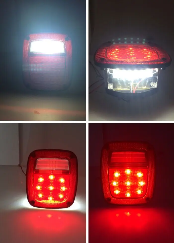 ACTEAM IP67 12V for jeep off road 4x4 car stop rear light waterproof brake other universal