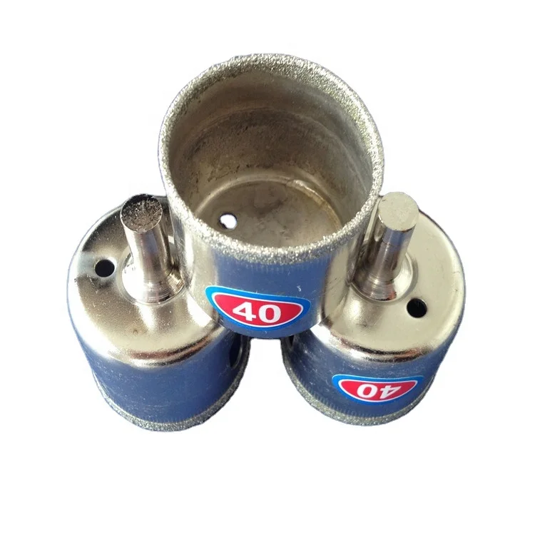 Tile Hole Saw Diamond Coated Drill Bit Set Marble Glass Ceramic Drilling Bits for Power Tools
