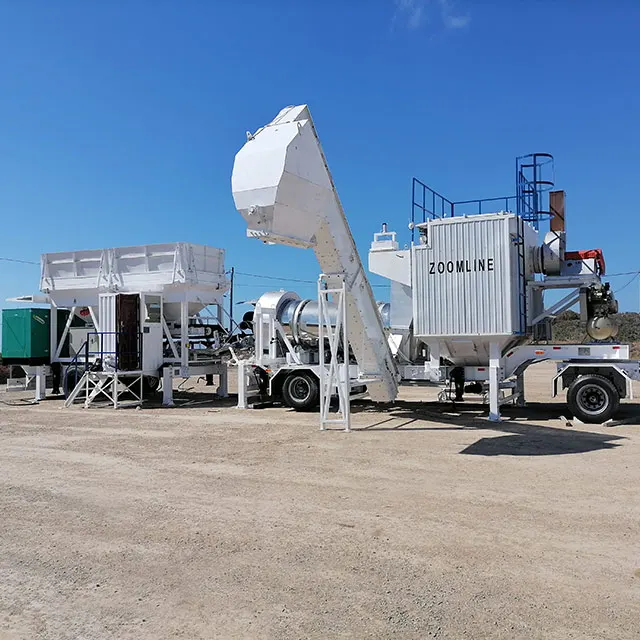 20-120Ton Trailer-mounted Mobile Drum Mixing Asphalt Plant