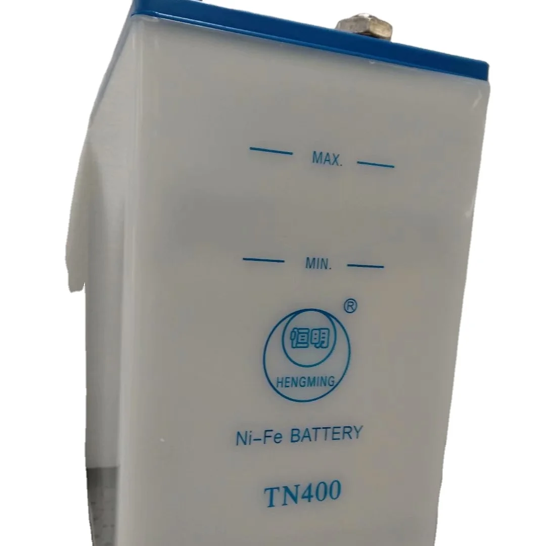 Nickel Iron 1.2V 400 Ah storage battery for solar system for popular selling