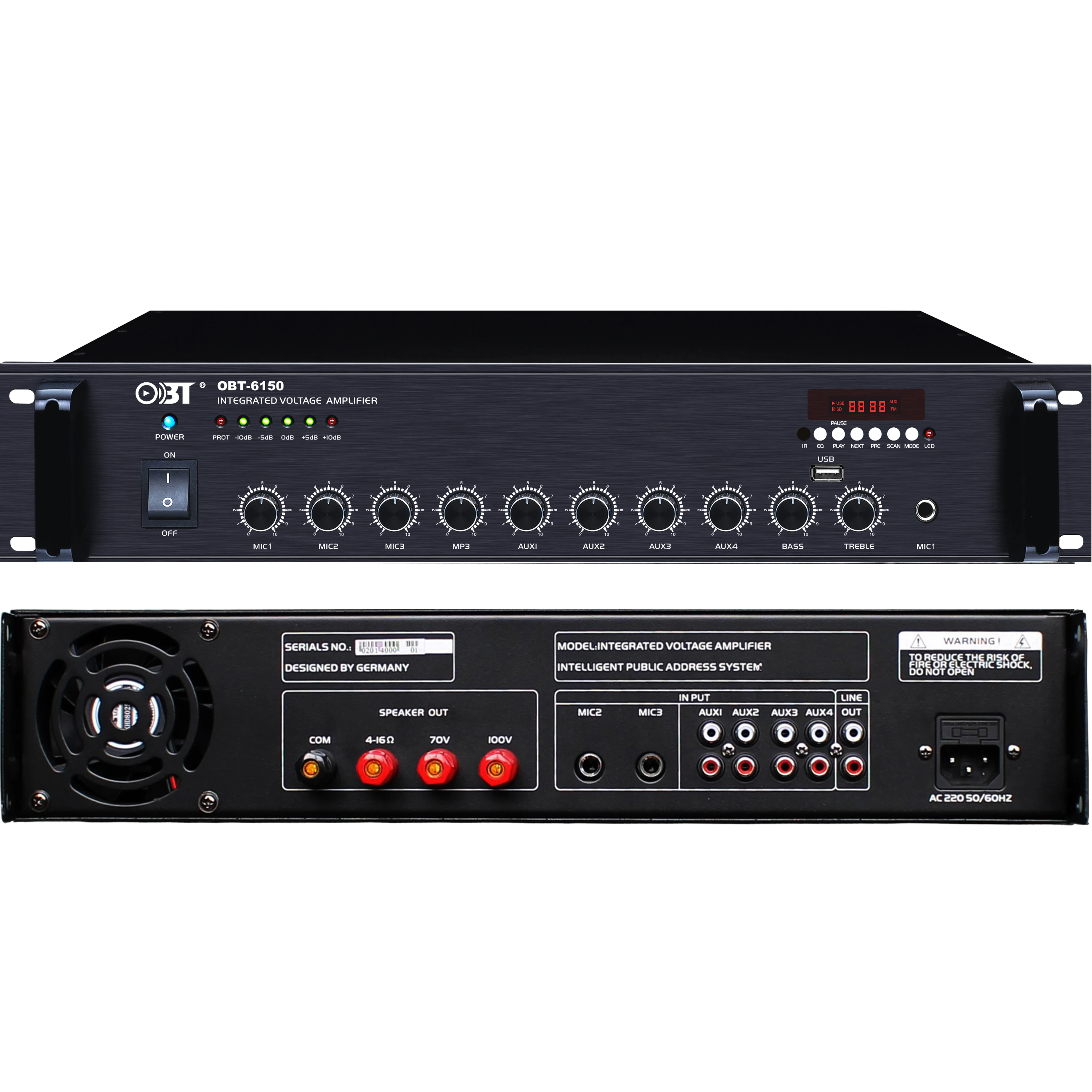 High Quality Power Amplifier Sound System Amplifier Stereo Sound Power Amplifier