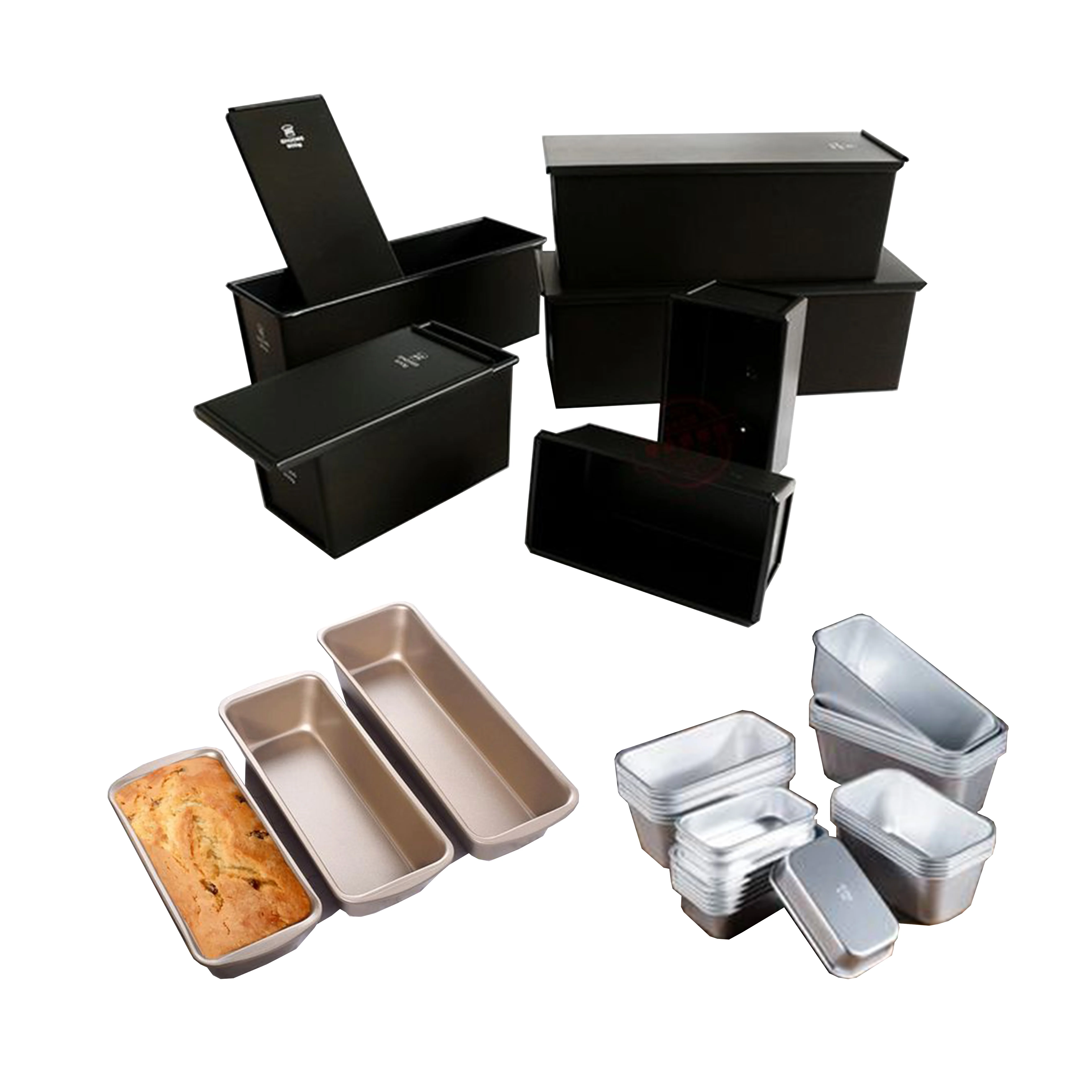 Non Stick aluminium copper subway bread trays french bread tray pan bread baguette backing trays