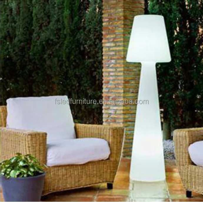 Modern 16 Colors Outdoor Waterproof Color Changing Standing High Big Led Floor Lamp