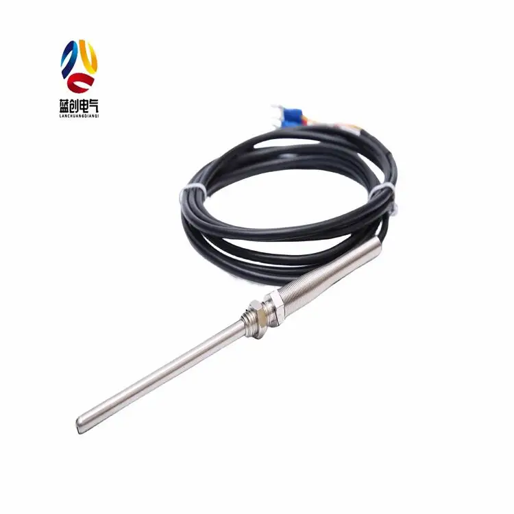 Waterproof room oil pt 100 thermocouple k-type exhaust small temperature sensor