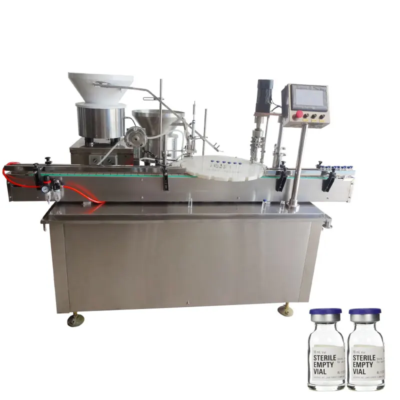 GMP Requirement Automatic Vaccine Vial Bottle Filling and Capping Machine