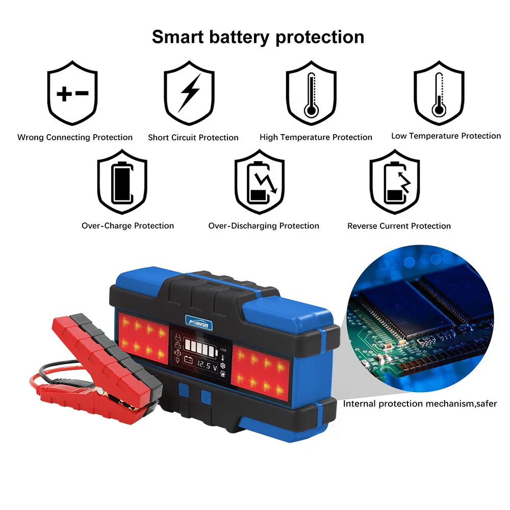 Portable Car Jumper Powerbank 20000mAh Lithium Battery Charger Booster
