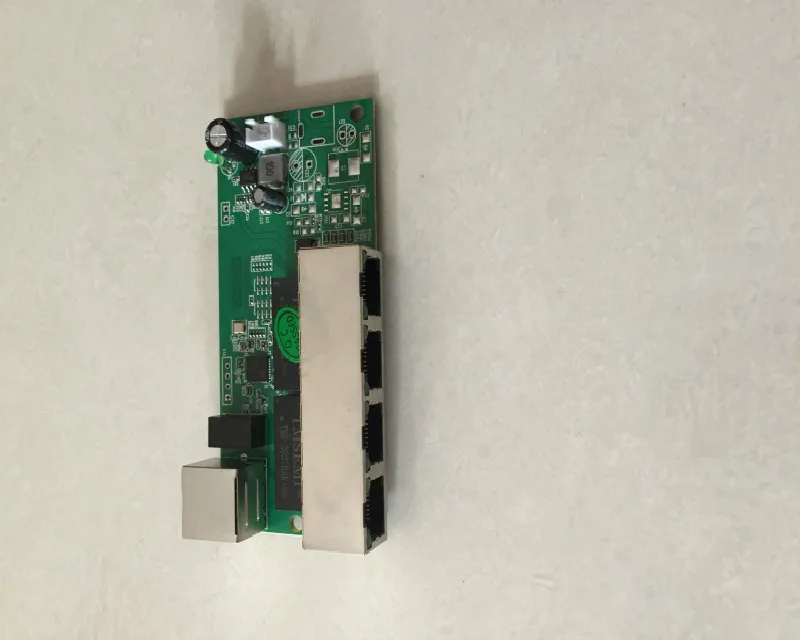 4 ports poe switch pcb 12v 24v power over ethernet switch board for wifi ap ipc