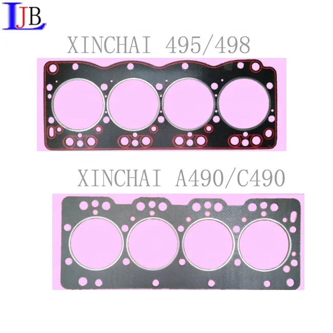 Прокладка головки цилиндра для дизельного двигателя XINCHAI C490BPG / A490BPG для вилочного погрузчика JAC / HELI / HANGCHA