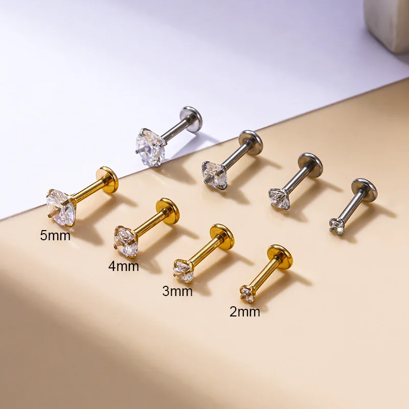 Piercing Gold 14k Jewelry Gold Earrings Top Earrings Jewelry gold Piercing