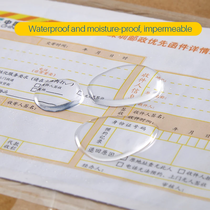 Tailored Size Adhesive Shipping Label Pouch/Sleeve for Letter Paper for Express Industrial Use Packing List Envelope