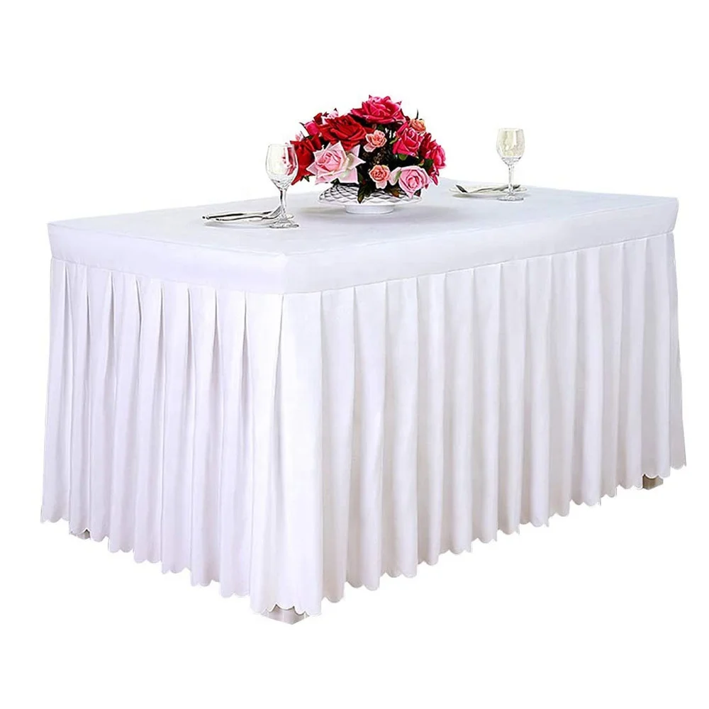  Customized Size Multi Colors Table Skirt Decoration Wedding Skirts