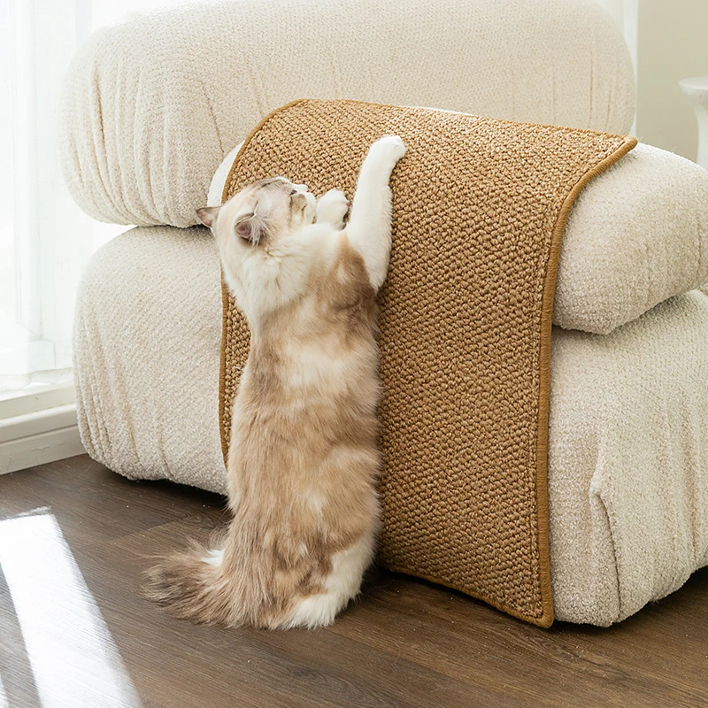 Fast Shipping Wholesale Manufacturer Sustainable Cat Scratching Toy Durable Pet Toy Scratcher Sisal for Cats Wall Cats Games